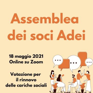 Assemblea soci Adei e rinnovo cariche sociali