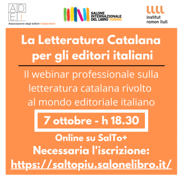 Il Webinar ADEI dedicato alla Letteratura Catalana